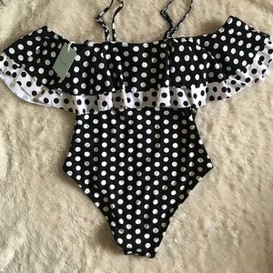 One piece bathing suit!